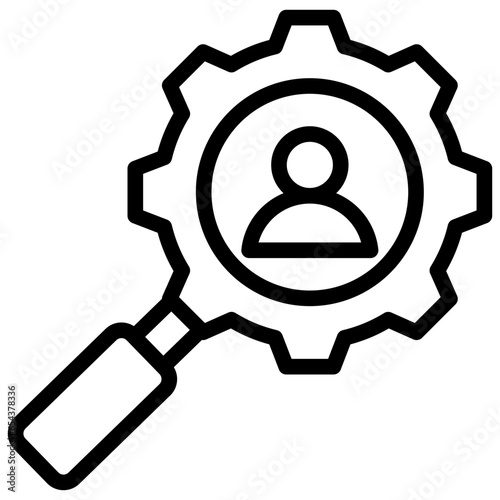 Specific Job Outline Icon