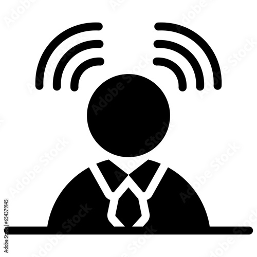 Awareness Glyph Icon