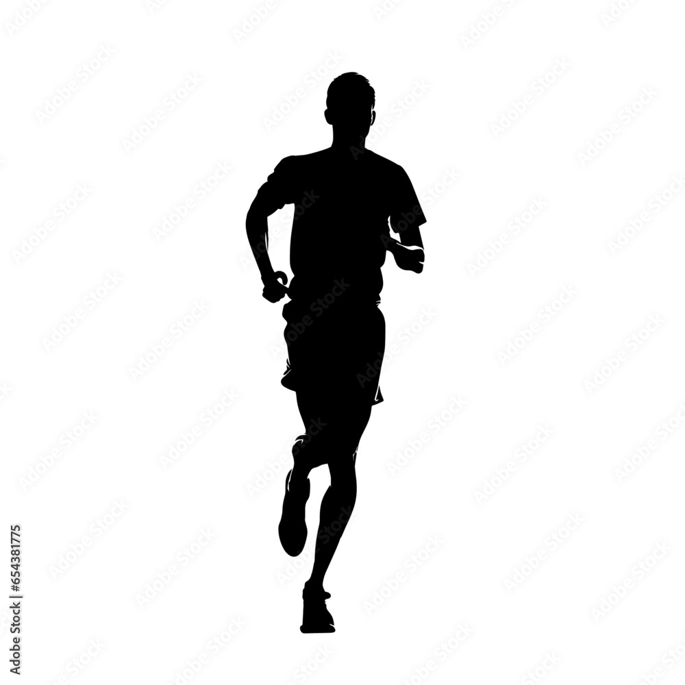 Athletic man running, Athletics athlete competing, healthy lifestyle man running