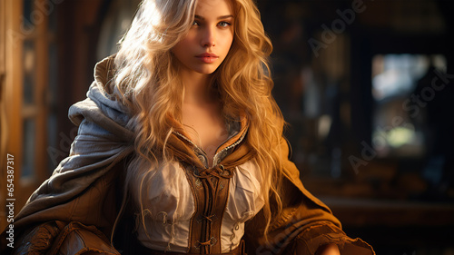 Elf fighter woman