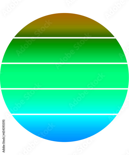 The Most  24 design, banners, decoration, t-shirt, sunset set, Circular gradient background, T-shirt design element, Vector illustration, flat