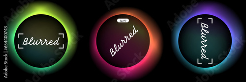 Black friday sale bannesr with gradient blurred glow background. Fluid vivid ...