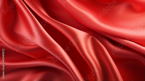 Red silk background. Silk background
