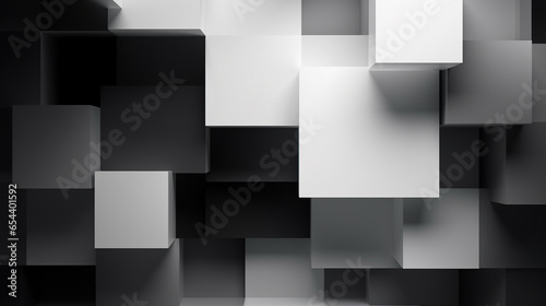 Black and white abstract modern background. Geometric background