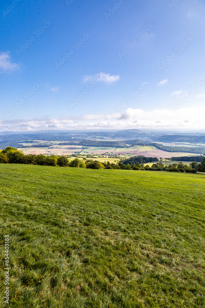 Schöne Wanderung durch Südthüringen rund um die Hohe Geba bei Meiningen - Thüringen - Deutschland