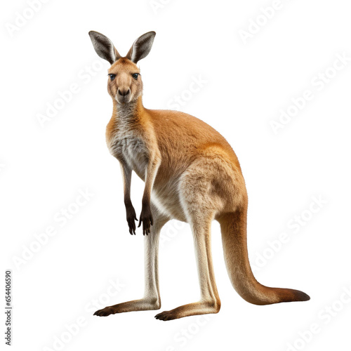 Kangaroo isolated on transparent background © AL
