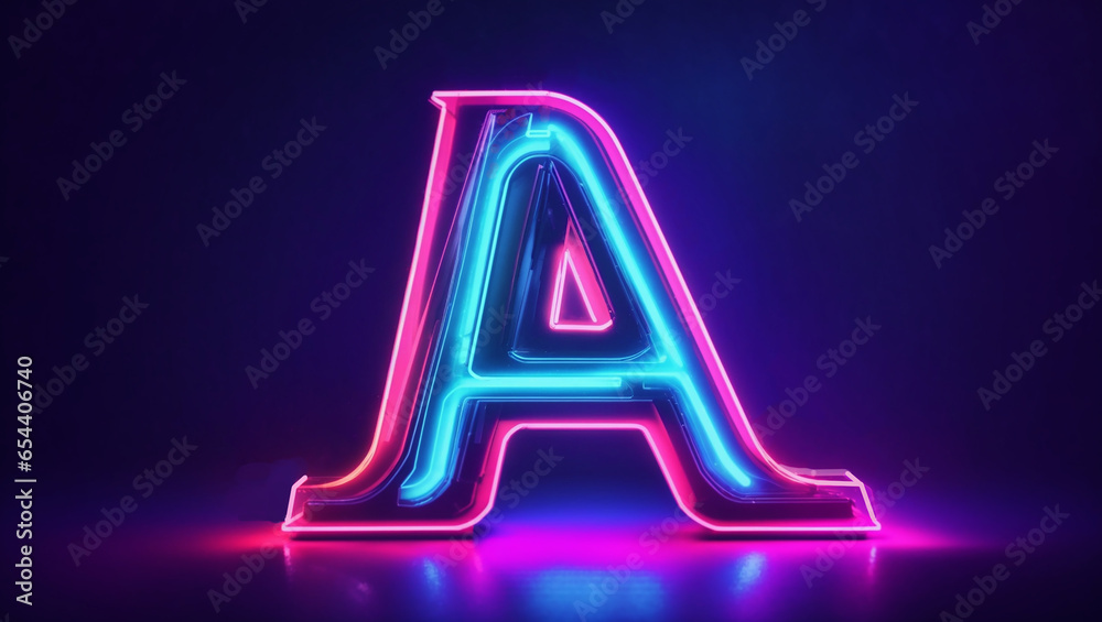3D Letter of vector format.