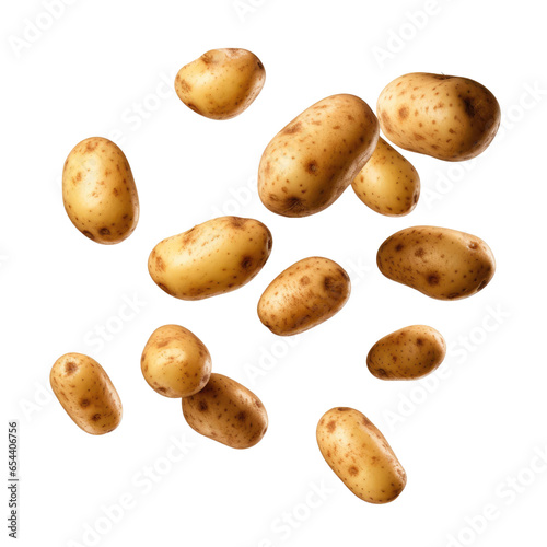  potato isolated on transparent background  photo