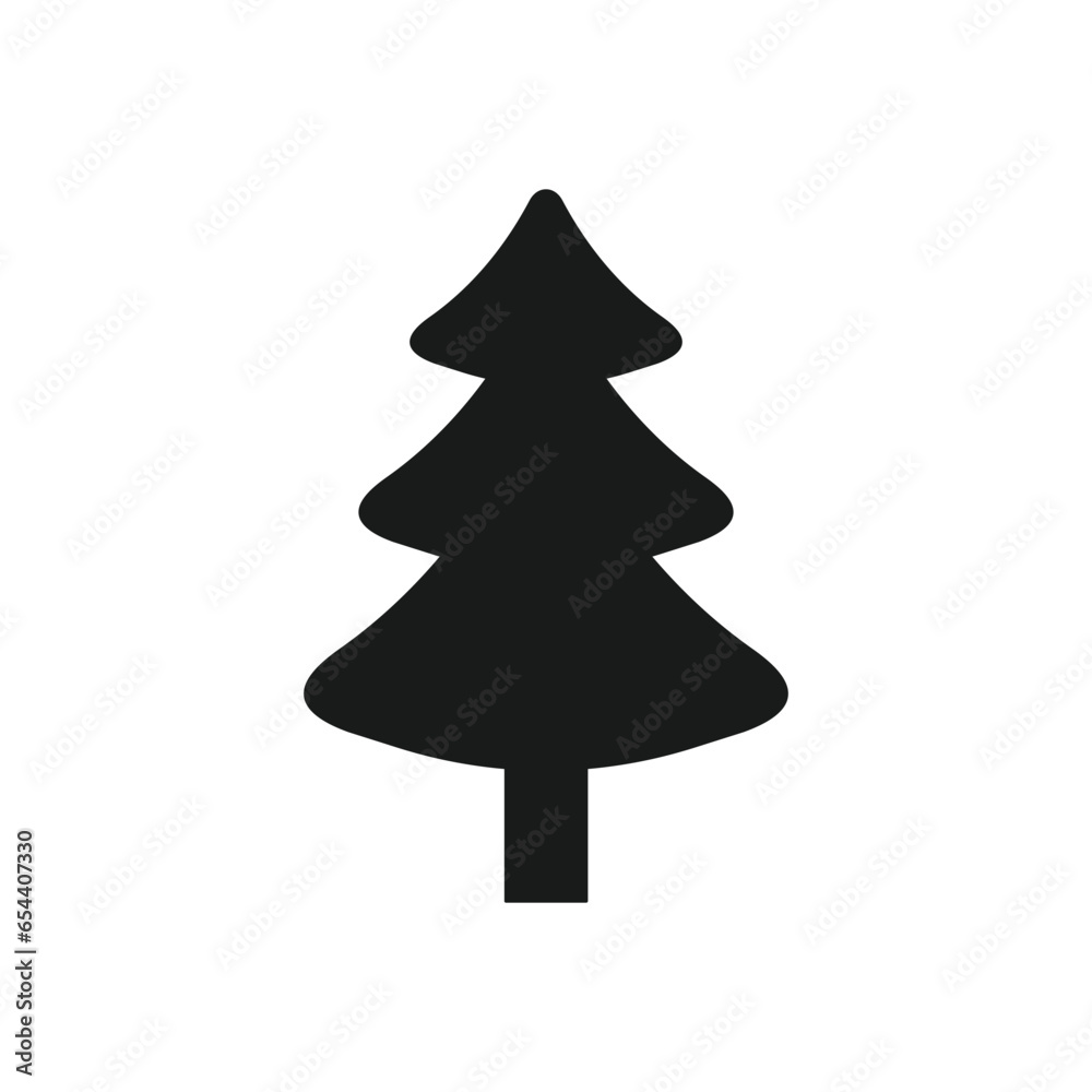 Christmas tree vector icon. Fir tree icon. Decorated christmas flat sign design. Flat tree symbol pictogram Christmas tree linear UX UI icon Christmas tree vector icon. Fir tree icon. Decorated christmas flat sign design. Flat tree symbol pictogram Christmas tree linear UX UI icon