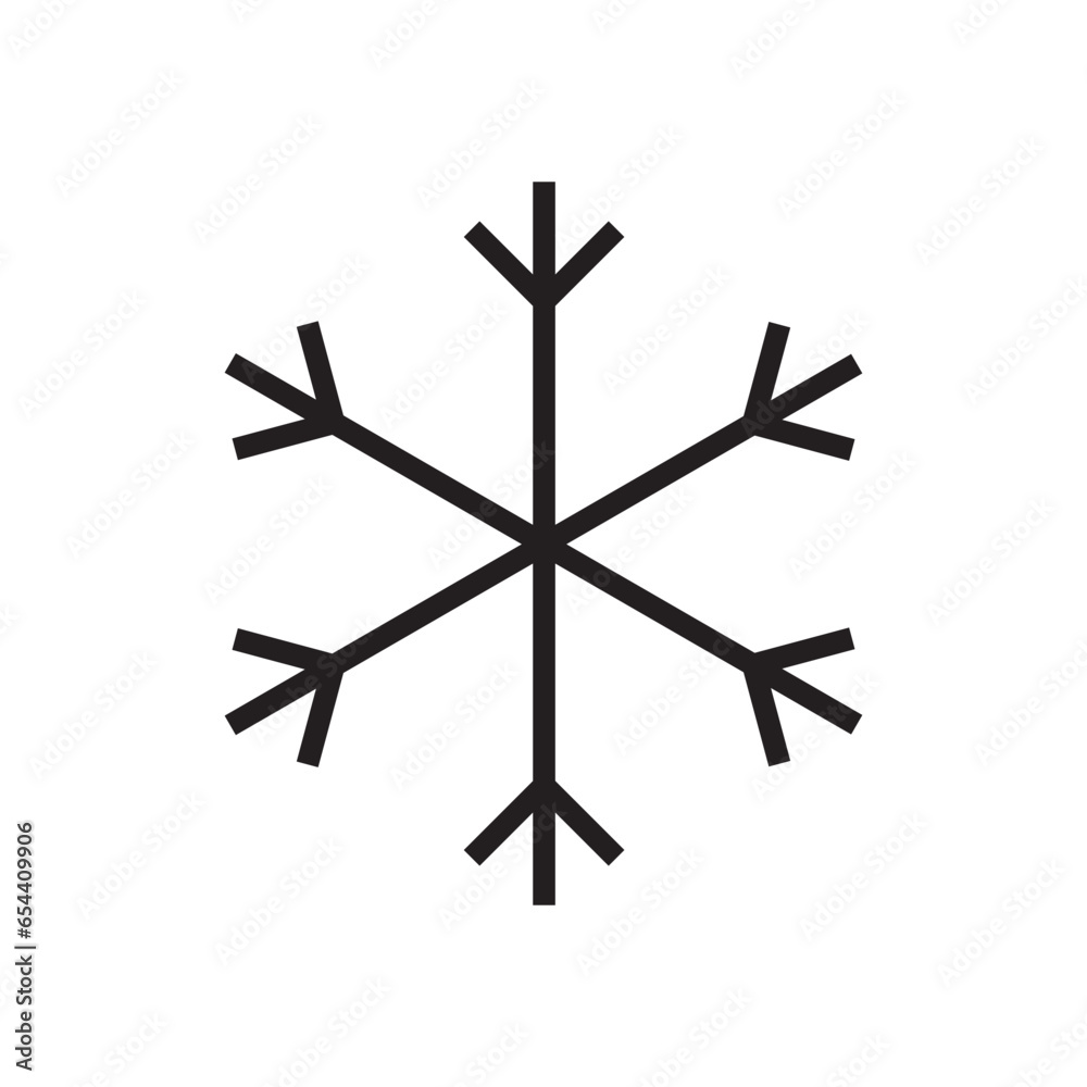 Winter snowflake vector icon. Snow flat sign design. Snowflake linear icon. Snowflake symbol pictogram. Crystal snow UX UI icon Winter snowflake vector icon. Snow flat sign design. Snowflake linear icon. Snowflake symbol pictogram. Crystal snow UX UI icon