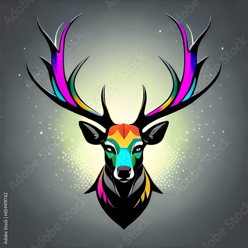 deer head vector illustration
