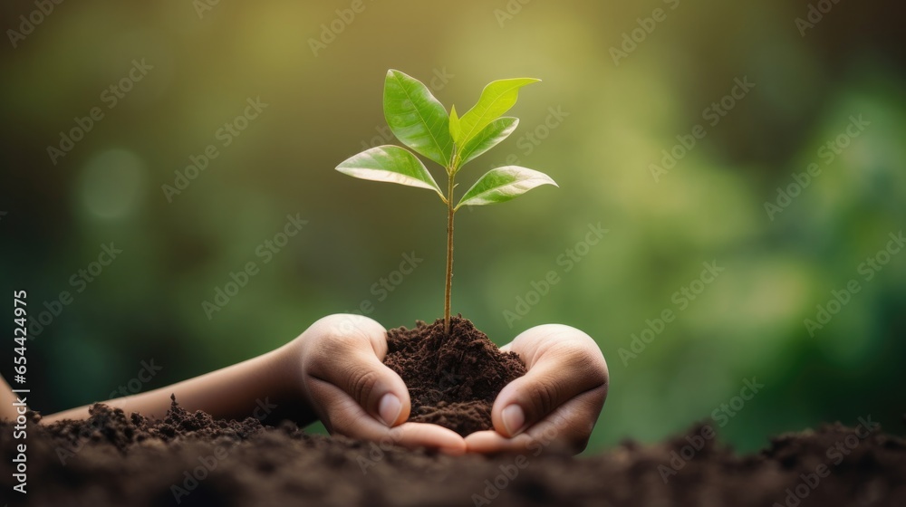 Environment Earth Day in the hands of trees growing see Environment Earth Day in the hands of trees growing see