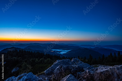 Sonnenaufgang - Hochlantsch - Teichalm - Almenland photo