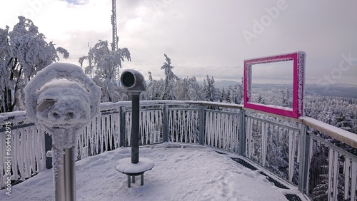 Nebelstein view Point in winter