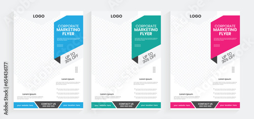 A4 size best corporate agency flyer design, New business A4 conference marketing handout design, Best digital A4 modern case study leaflet bundle layout