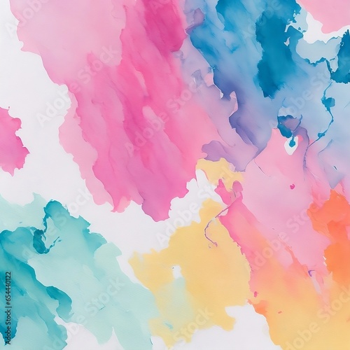 Abstract colorful watercolor backdrop