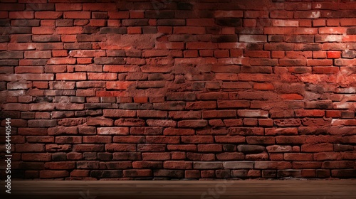 Red Brick Wall  Vintage Texture  Old  and Grunge Ambiance for Design  Background