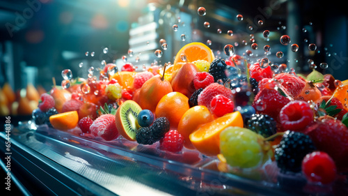 Realistic photography Food and beverage industry. Generative AI