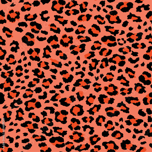 Abstract wild animal skin seamless pattern design. Jaguar  leopard  cheetah  panther fur. camouflage background