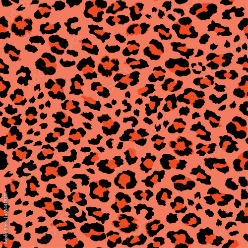 Abstract wild animal skin seamless pattern design. Jaguar, leopard, cheetah, panther fur. camouflage background