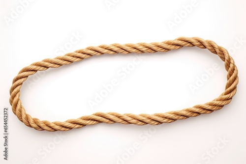 White background isolated lasso with waves