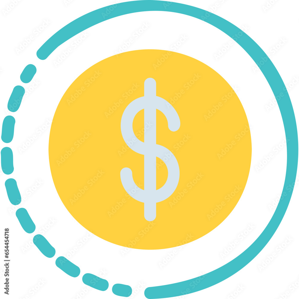 Refund icon on transparent background Refund icon on transparent background