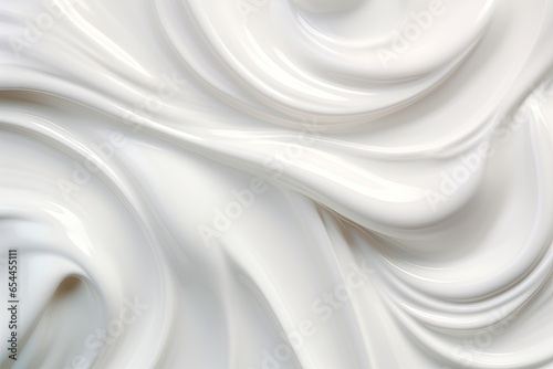 White lotion moisturizer skin care cosmetics background with a beautiful cream texture photo