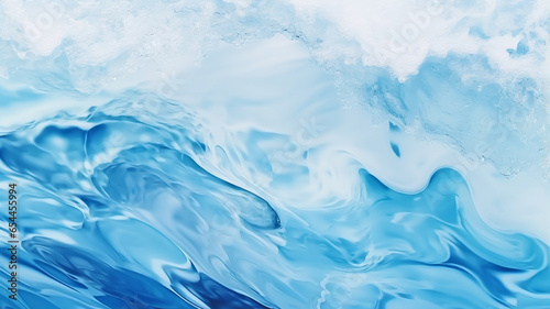 blue water surface background.
