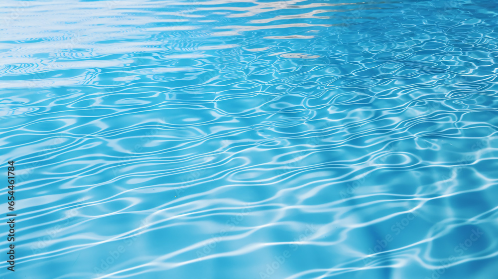 A close look at the mesmerizing water ripples in a pool..