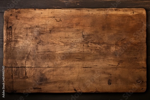 Wooden board with a rustic appearance