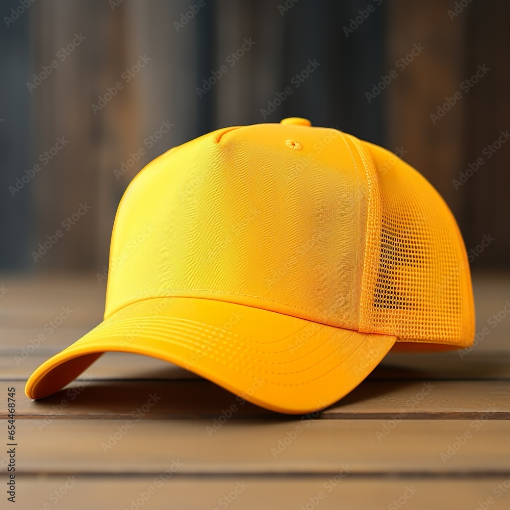 Fototapeta premium Trucker cap isolated on white background | Generative AI