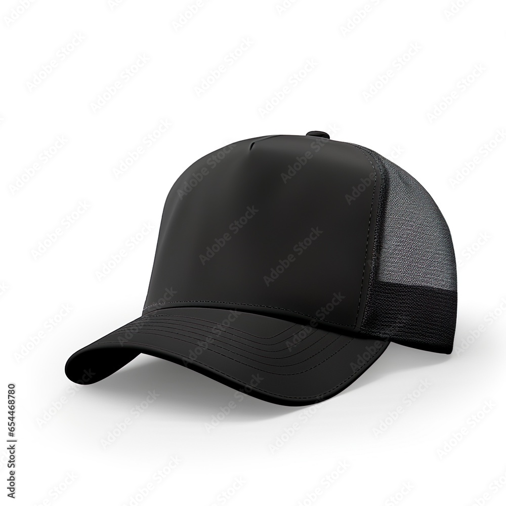 Trucker cap isolated on white background | Generative AI Trucker cap isolated on white background | Generative AI