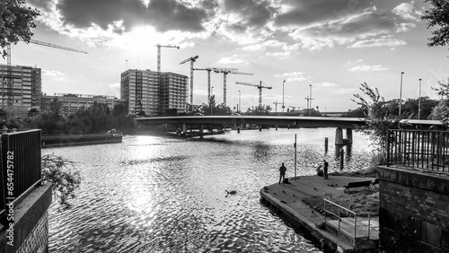Canvas Print Berlin-Mitte: am Nordhafen
