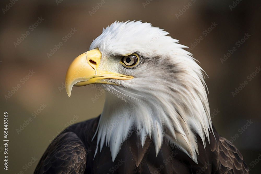 Wildlife Majestic eagle in the wild Wildlife Majestic eagle in the wild