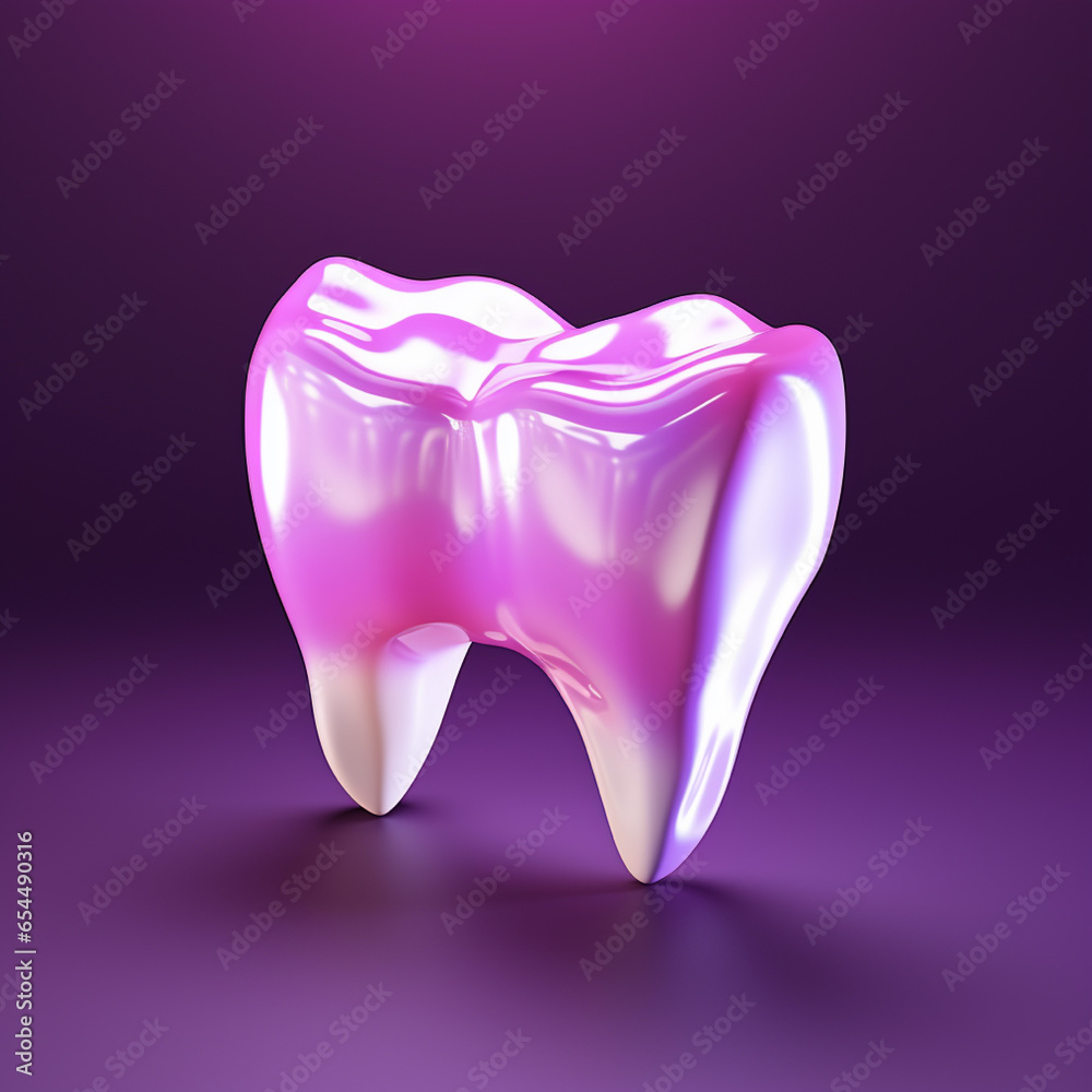 White teeth in a blue background White teeth in a blue background