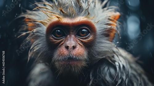 Portrait of a monkey