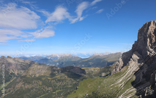 Mountain Range called DOLOMITI in European Alps