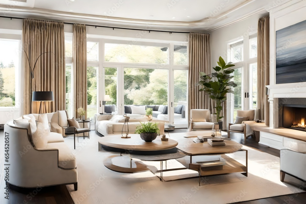 Fototapeta premium dining room with table