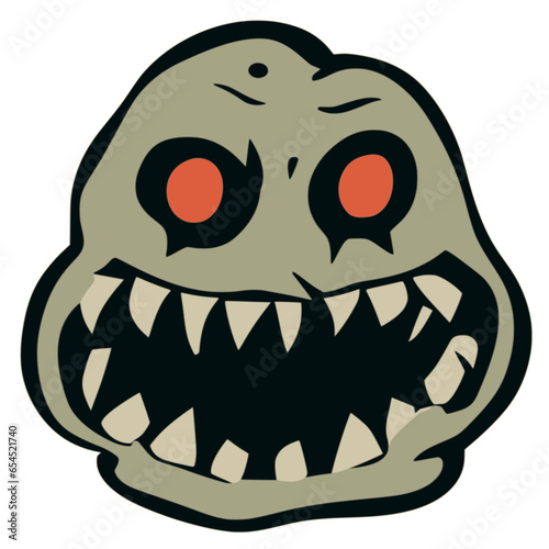 Halloween Zombie Face