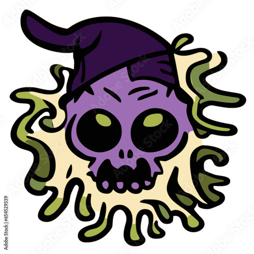 Halloween Skull Face