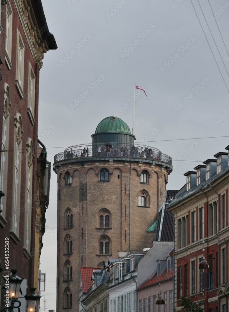 Runder Turm in Kopenhagen in Dänemark