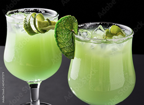 green cocktail 