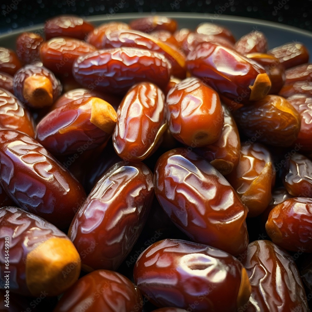 Dates on a table Dates on a table