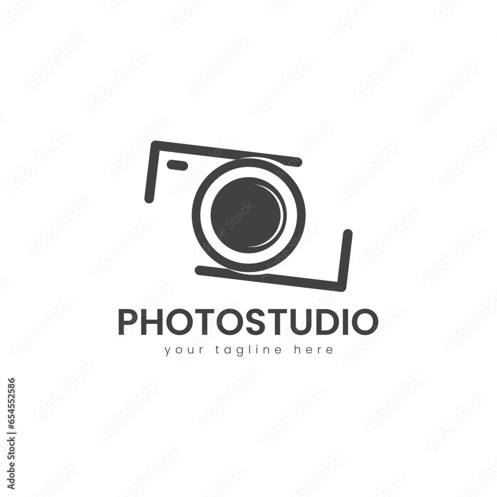 Modern photography logo vector design. camera icon design