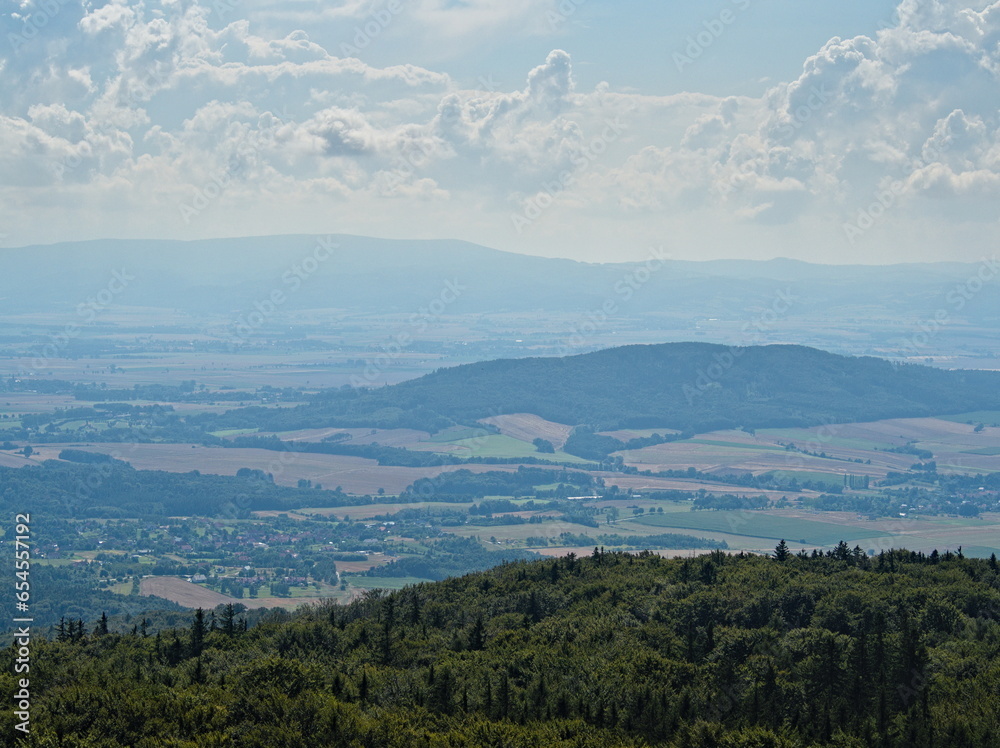 Naklejka premium view from the mountain