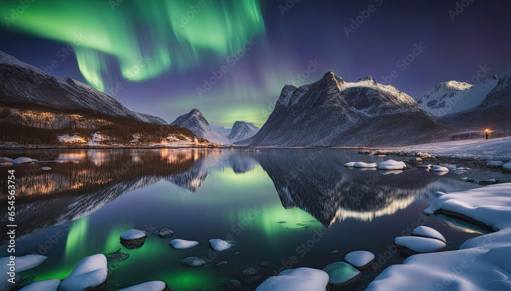Aurora Borealis Magic: Lofoten Islands, Norway