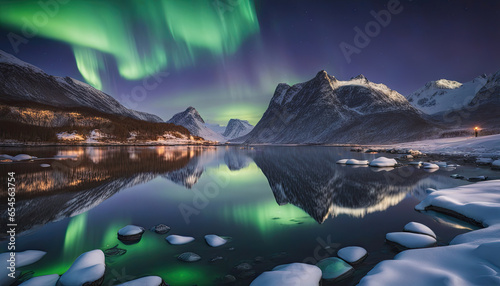 Aurora Borealis Magic: Lofoten Islands, Norway