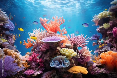 colorful coral reefs © PinkiePie