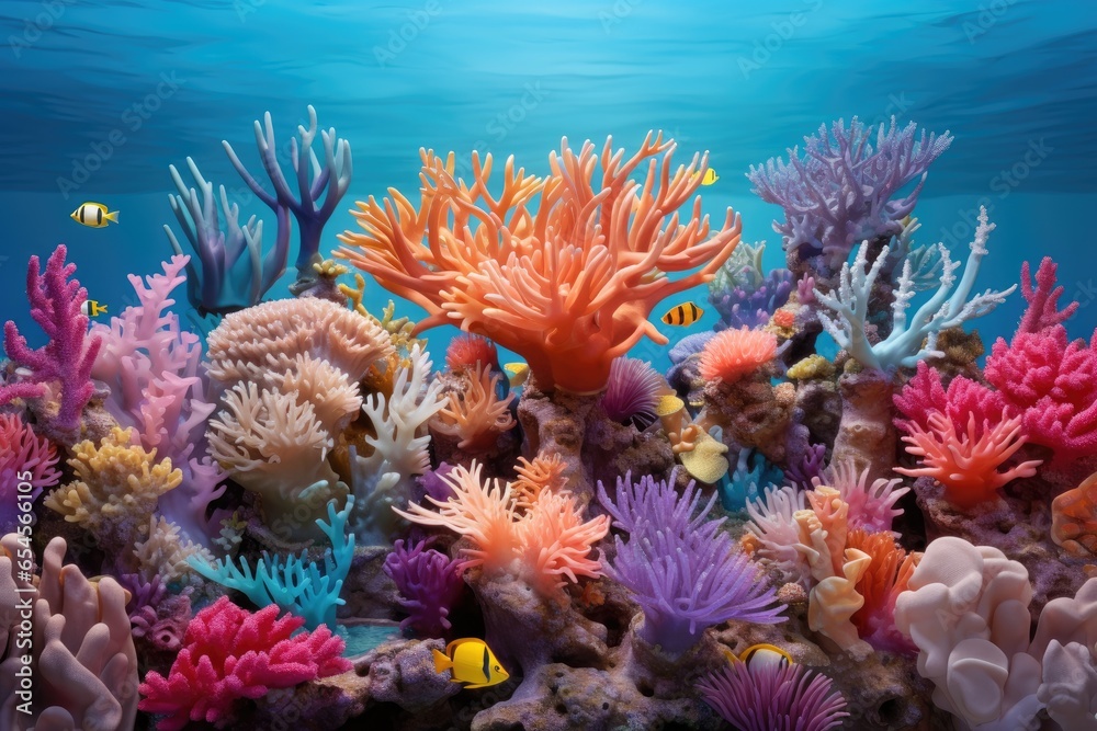 Fototapeta premium colorful coral reefs