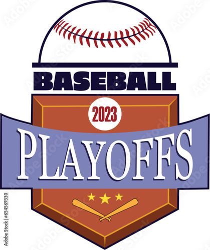 A logo design for the baseball playoffs.